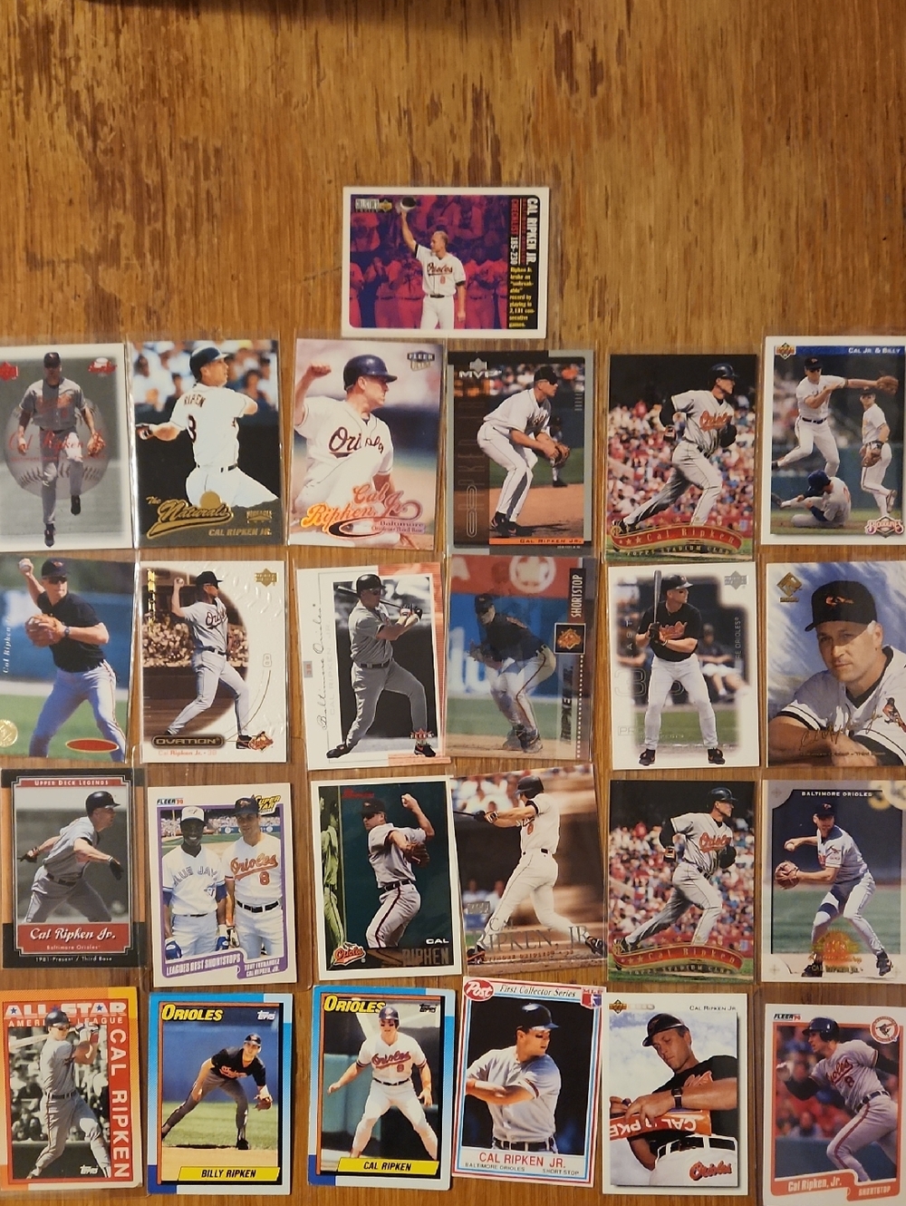 Cal Ripken Jr. Baseball Card Lot-
